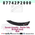 Genuine Hyundai Kia Quater Side Garnish Rh 87742P2000 For Sorento. Fixed Price $56.68.