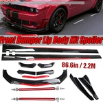 Front Bumper Lip Splitter Spoiler Side Skirt Body Kit Glossy For Dodge Challenge. Fixed Price $169.99.