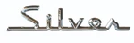 "silver" Trunk Lid & Fin Script 1957-59 Studebaker Hawk 1320940W. Fixed Price $55.20.