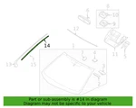 Genuine Windshield Molding Bracket Left Side 21-23 Hyundai Elantra 86137AA000. Fixed Price $43.10.