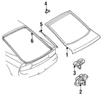 Genuine Nissan Weatherstrip 90830-40F00. Fixed Price $312.26.