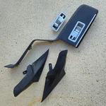 Oem 1987-1995 Chrysler Lebaron Convertible Chrome Tonneau Latches & Weatherstrip. Fixed Price $99.99.