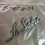 1968 Buick Lesabre Script Emblem. # 7740372.. Fixed Price $40.00.