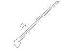 Genuine Honda Windshield Molding 73162-TG7-A02. Fixed Price $44.57.