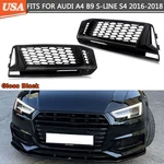 Pair For 16-18 Audi A4 B9 S-LINE/S4 Fog Light Grill Cover Bezel RS5 Style Black. Fixed Price $50.33.