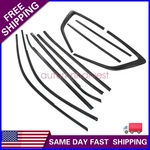 Black Window Strip Trim Titanium Us New 10PCS For Bmw X3 2018-2022 2023 2024. Fixed Price $94.04.