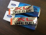 Nos Oem Ford 1980 - 1988 Ranger F150 Truck Xl Diesel Emblems 1981 1982 1983 1984. Fixed Price $59.00.