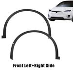 Pair For 2016-21 Tesla Model X Front Right+left Wheel Fender Flare Molding Trim. Fixed Price $95.99.