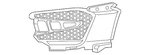 Genuine Acura Garnish Front Bumper 71103TJBA00 G1N. Fixed Price $150.94.
