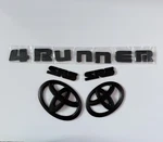 Toyota 4RUNNER SR5 2010-2024 Blackout Emblem Overlay Kit Matteblack 00016-89016. Fixed Price $44.00.