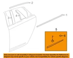 Gm Oem 13-19 Xts Rear Door Exterior Trim-body Side Mldg 22760479. Fixed Price $107.35.