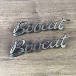 Pair Vintage Mercury Bobcat All Metal Chrome Emblem Badge Logo Oem Ford 150880. Fixed Price $49.99.