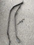 1984-1986 Nissan 300ZX Turbo Z31 Pair Of Fuel Tank Straps Gas. Fixed Price $130.00.