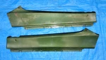 1968-70 Plymouth B-body 2-DR Post Sedan Interior Rear Upper Side Trim Panels 1PR. Fixed Price $124.95.