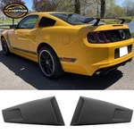 Fits 05-14 Ford Mustang Eleanor Side Window Louvers Covers Unpainted Black Pu. Fixed Price $159.99.