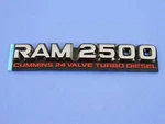 Fender Emblem-st, Vin: 6 Mopar 55295313AC Fits 01-02 Dodge Ram 2500. Fixed Price $199.85.