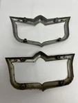 (qty 1) 1952 Dodge Desoto Hood Emblem Trim Ring Chrome Bezel. Fixed Price $9.99.