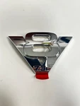 New Oem 21-26 Ford Super Duty 7.3L Godzilla V8 Chrome Fender Emblem 3.5" X 2.25". Fixed Price $39.99.