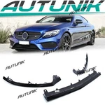 For Mercedes W205 Amg C300 C250 15-18 Black Front Bumper Lip Molding Trim Cover. Fixed Price $46.99.