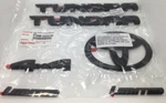 Oem 2022-24 Toyota Tundra Limited Blackout Emblem Overlays Set PT948-34223-02. Fixed Price $159.95.