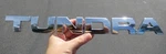 Toyota Tundra Tailgate Rear Badge Letters Logo Chrome Nameplate Emblem 2007-2013. Fixed Price $19.00.