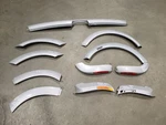 Wheel Arch And Rear Valence Trim Set 2005 R56 Mini Cooper Oem 6800234 7130313. Fixed Price $180.00.