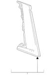 Genuine Gm Front Molding 85002017. Fixed Price $200.89.