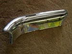 Nos Oem 1954 Desoto Fender Hood Extension Moulding Trim Chrome. Fixed Price $119.00.
