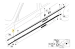 Molding Fender Front Right For Bmw E-38. Fixed Price $57.95.